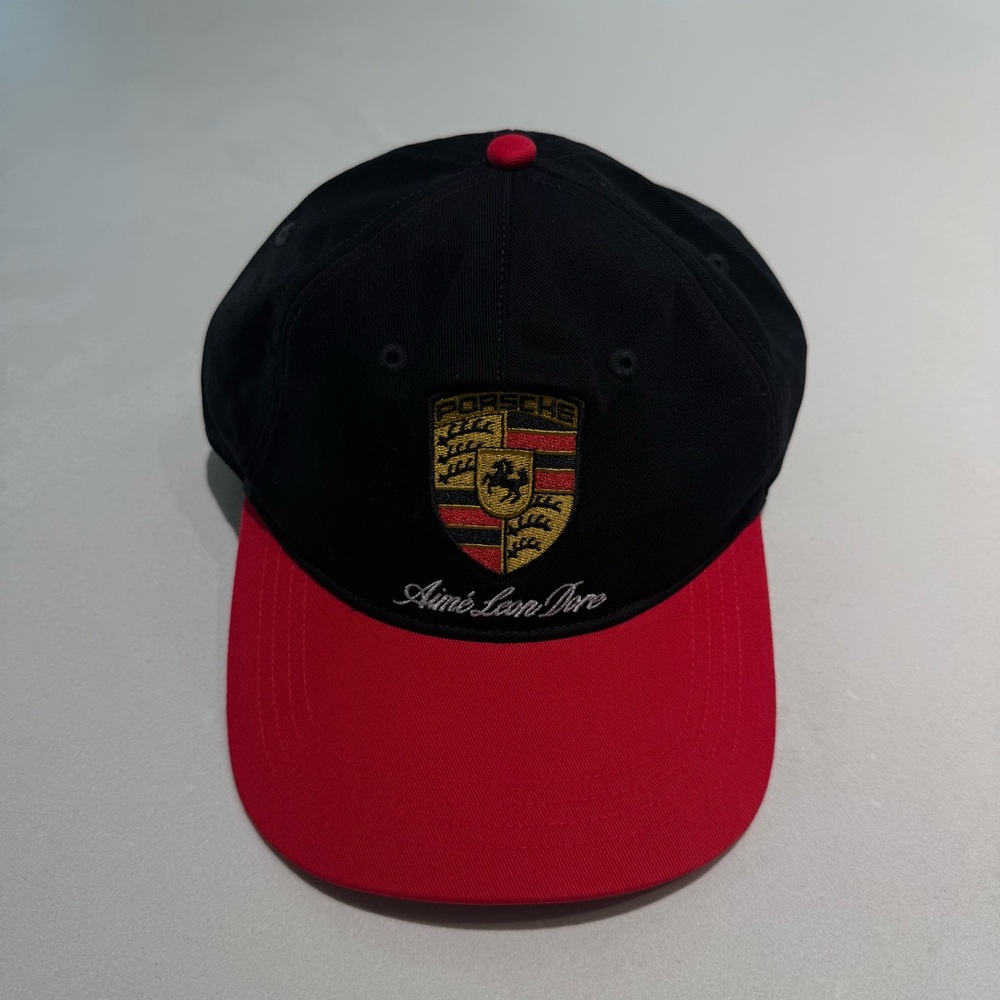 Aime Leon Dore Porsche Black and Red Cap